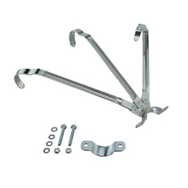 Hollow Hub Rear Fender Braces Chrome, Various Sizes (20")