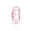 4 Box Cute Cat Paper Clip Fun Shaped Plated Surface