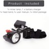 Rechargeable LED Mining Cap Lamp 1+6 Light Source, White Light