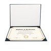 GraduationMall Diploma Cover Certificate Holder with Gold Foil Border for