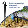 EMSea 40pcs Gutter Guard Clips Guard Fixing Clips Gutter Hook