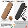 Noelen Gad Travel Makeup Brush Holder,Make Up Organizer Bag Case,Cosmetic