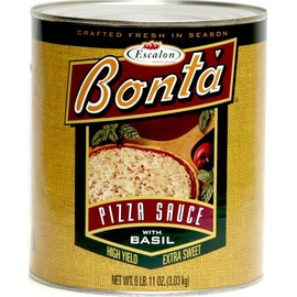 Bonta Pizza Sauce with Basil, 6-pound 11-ounce No. 10 Can