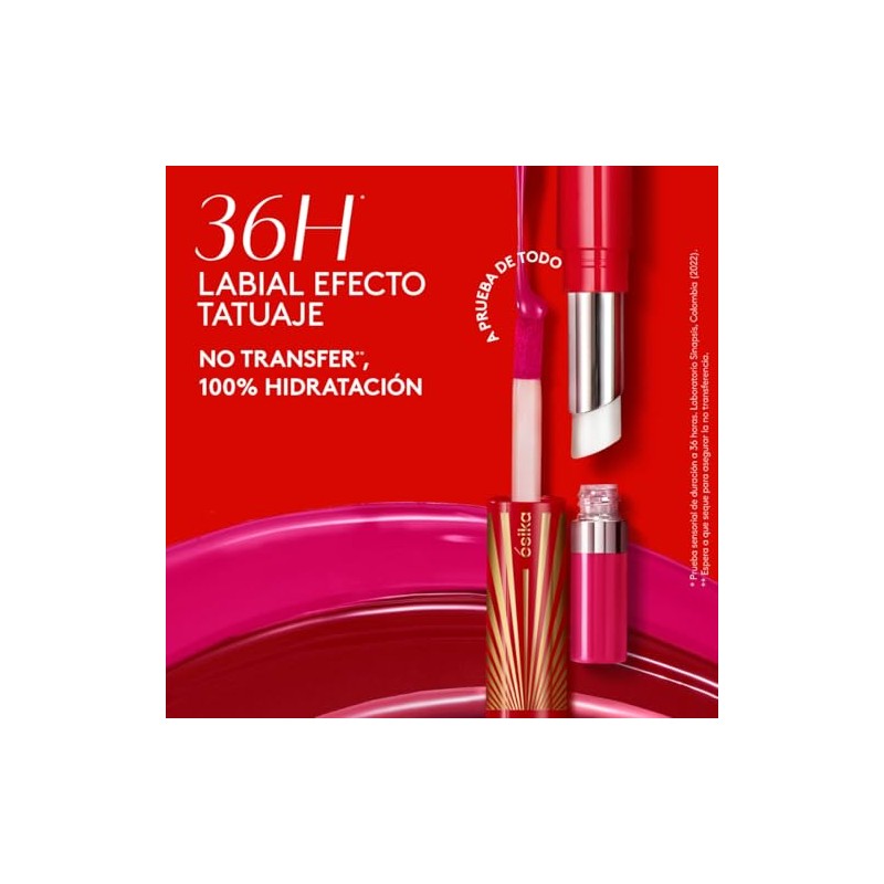 Ésika Labial COLORFIX Duo Tattoo Edición Limitada – Efecto Tatuaje