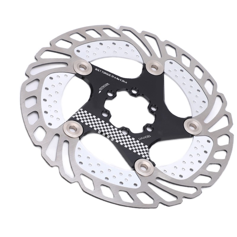 Disc Brake Rotor Black CNC Engraving Milling Anodized Marking Bike