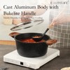 ESLITE LIFE Nonstick Cookware Sets, 9 Pcs Granite Coating Pots