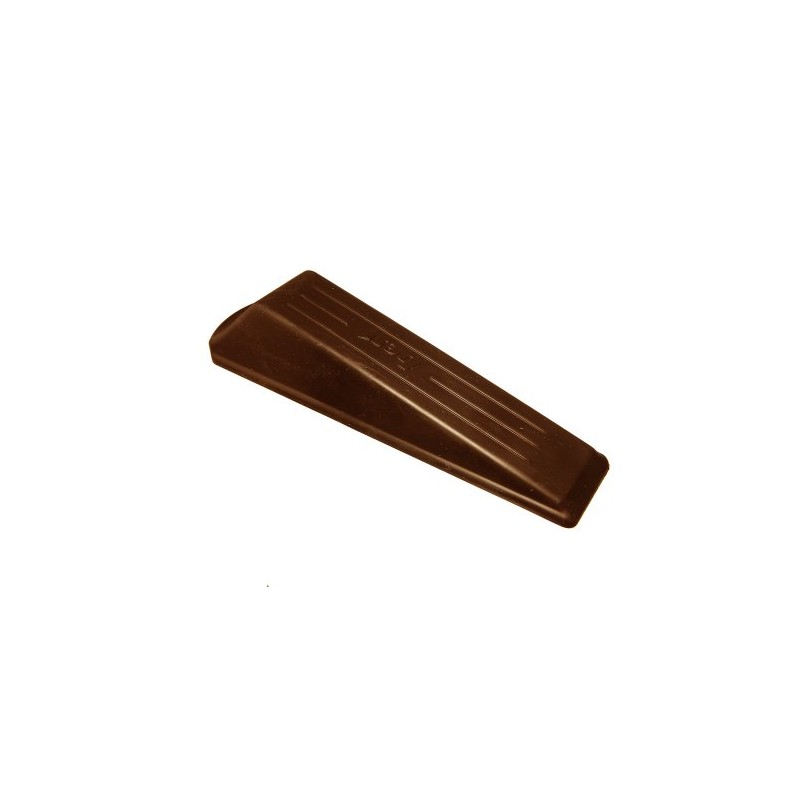 20 x Türstopper, Keilverschluss, dunkelbraun, Gummi