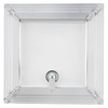 RecPro RV Square Baggage Door | Diamond Surface Plate |