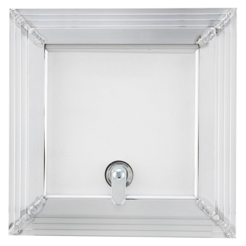 RecPro RV Square Baggage Door | Diamond Surface Plate |