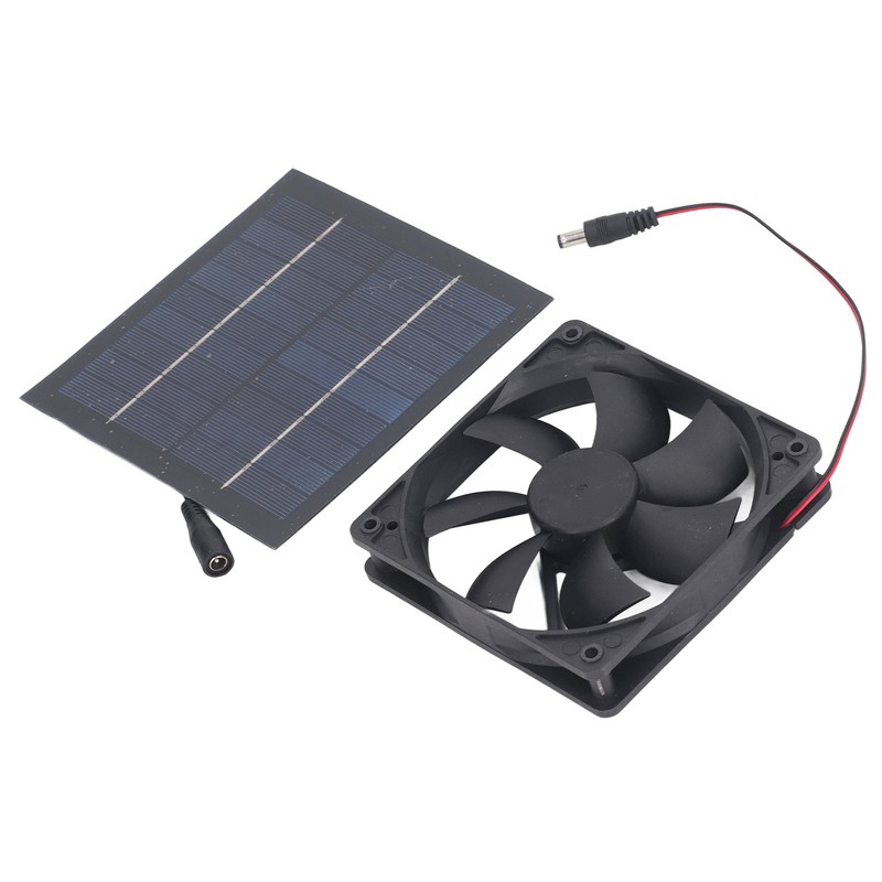 Solar Panel Fan Kit 20W IP65 Waterproof for Outside Small