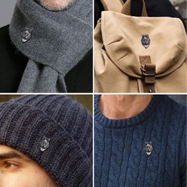 HAWSON Novelty Enamel Pins for Clothing Backpack Decoration Gift, Funny Laple Pin for Teen Boy and Girl, Metal Brooch Suit Stud, Metal, no gemstone