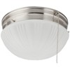 Westinghouse 6721000 Two-Light Flush-Mount Interior Ceiling Fixture with Pull Chain,
