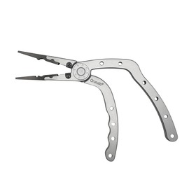 Orurdo Fishing Tackle Super Pinched L Shape Pliers Multifunctional Fishing Tool Rust Resistant Stainless Steel Heavy Duty for Cutting, Holding and Bending Professional Grade qb500196a01n0