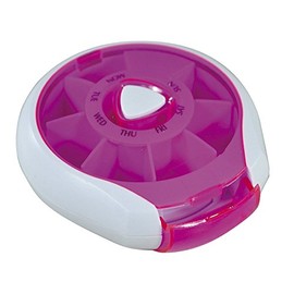 Motionperformance Essentials Pink Compact Weekly Weekday Pill Dispenser Box Storage Organizer