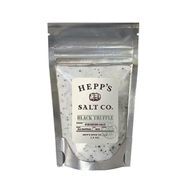 Hepp's Salt Co, Gourmet Black Truffle Finishing Sea Salt, 2.5 Oz Pouch