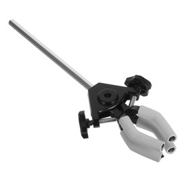 ULTECHNOVO Laboratory Flask Clamp with Prong Design for Securely Holding Reagent Bottles and Condensers Construction for Stable Lab Work