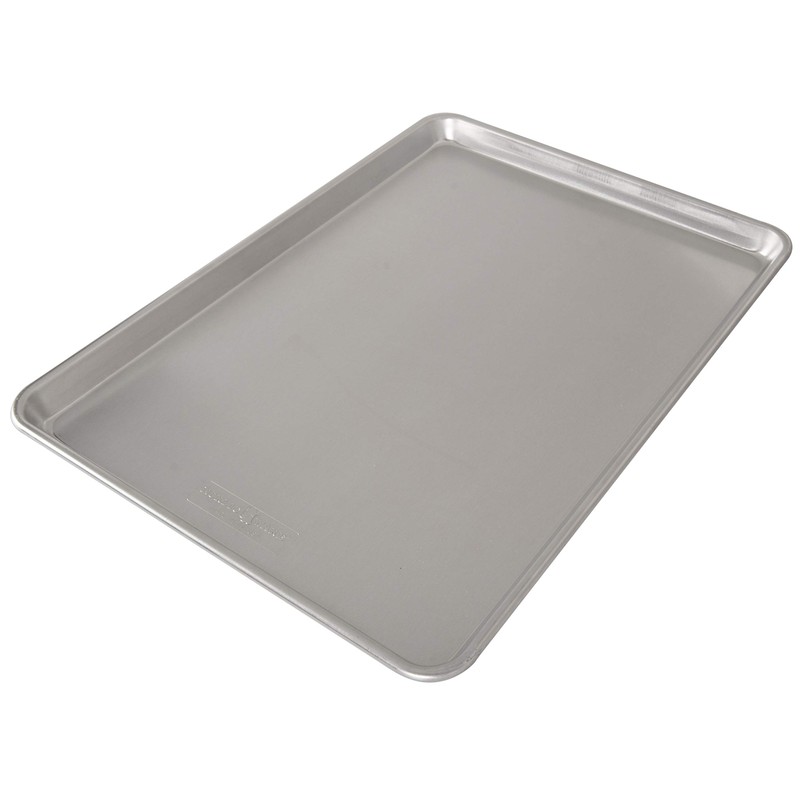 Nordic Ware Naturals Big Baking Sheet, 2 Pack, Silver