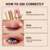 3 Color Rose Eyeshadow Stick (Sparkling rose color)