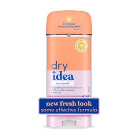 Dry Idea Gel Deodorant & Antiperspirant 3 oz Unscented 72-Hour Sweat & Odor Prot