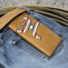 HOOEY Leather Men’s Western Rodeo Wallet, Hands-Up -- Sunset Serape,