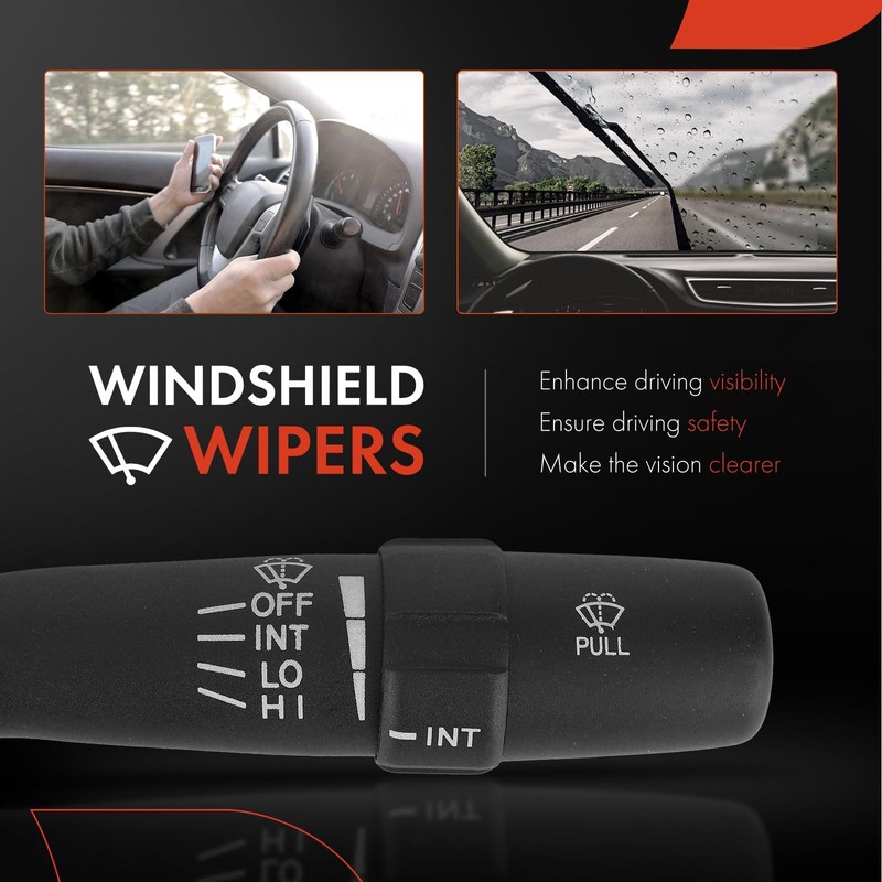 A-Premium Front & Rear Windshield Wiper and Washer Switch Lever
