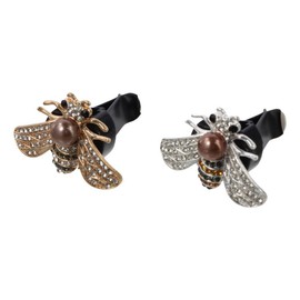 2Pcs Bee Air Vent Clips,Air Outlet Decoration Aromatherapy Clip,Rhinestone Bee Car Decoration Car Fresheners Bling Car Accessories for Womem