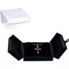 FindingKing 12 Black Pendant Gift Boxes w/Snap Lids 3 1/2"