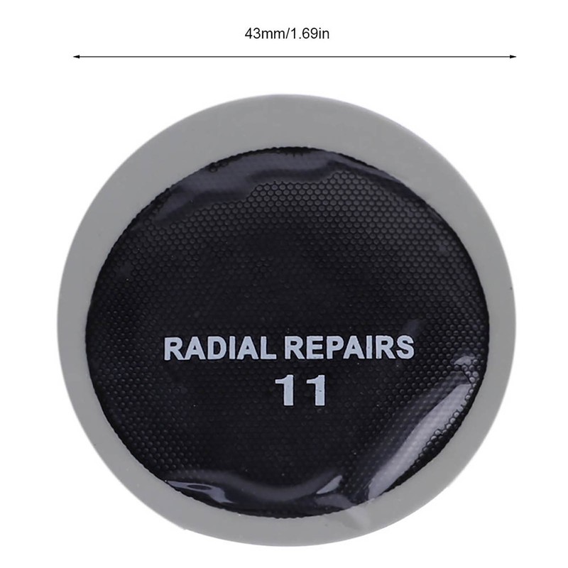 120PCS 43mm Car Round Natural Rubber Tire Tyre Puncture Repair