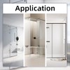 2 Pcs Bottom Guide for Sliding Shower Door, 304 Stainless