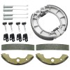 M MATI Front Rear Brake Shoes W/Pin Kit for Honda