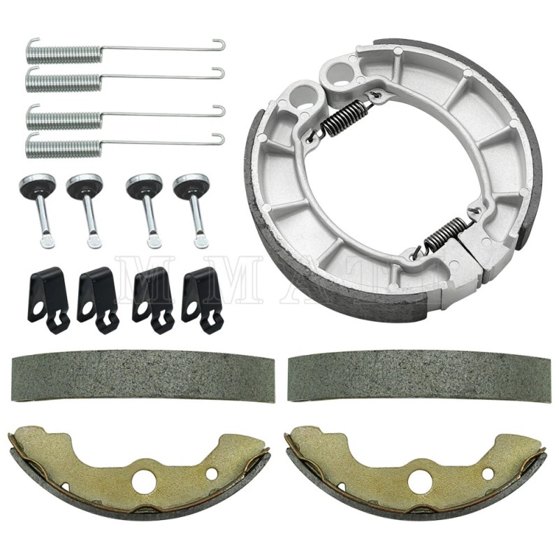 M MATI Front Rear Brake Shoes W/Pin Kit for Honda