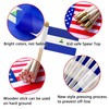 TSMD Nicaragua Stick Flag Nicaraguan Small Mini Hand Held Flags,5x8