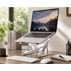 Aluminum Alloy Laptop Holder Stand Adjustable Foldable Notebook Cooler for