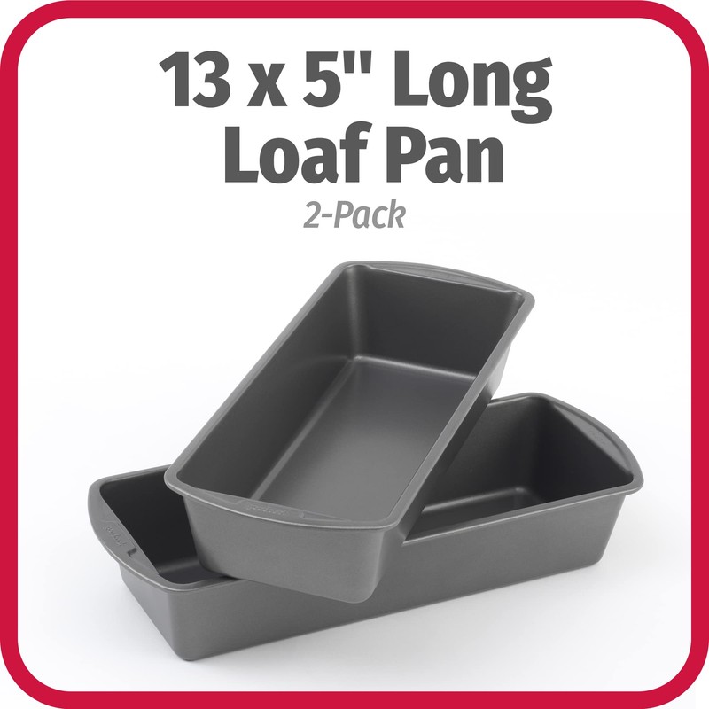 GoodCook Set of 2 Extra Large 13" x 5" Nonstick