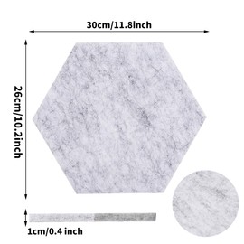 10 Stück 18x15cm Sechseckig Filztafel mit Stecknadeln,pinnwand kork pinnwand selbstklebend,korkwand pinnwand,pinnwand kinderzimmer,pinnwand küche,pinnwand filz,filz pinnwand selbstklebend,pinwand