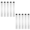 Kare & Kind Stainless Steel Clips -10x Hemming Clips Measurement