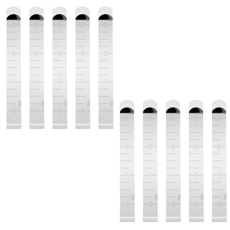 Kare & Kind Stainless Steel Clips -10x Hemming Clips Measurement