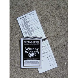 Whinny Widgets Second Level Dressage Test Book (laminated/pocket size) NEW 2019 tests