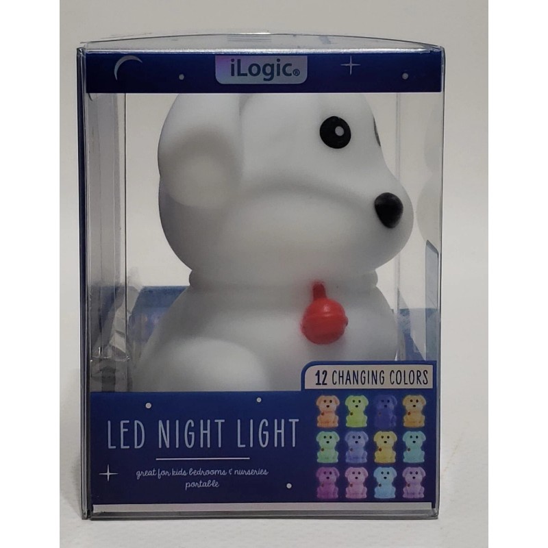 Ilogic 'Dog' Led Night Light, 3 Light Modes, 12 Changing
