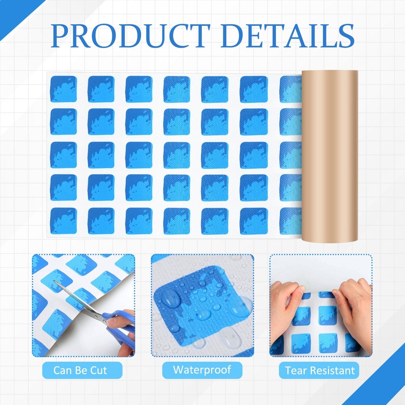 Pushglossy Pool Patch Repair Kit 8 x 39 Inch Self