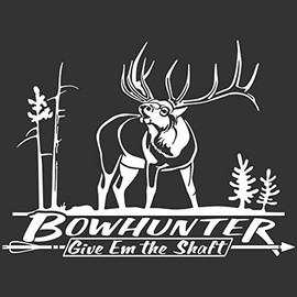 Hunters Image Bowhunter Elk (White)