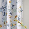 MYSKY HOME Floral Curtains 84 inches Long Living Room Curtains