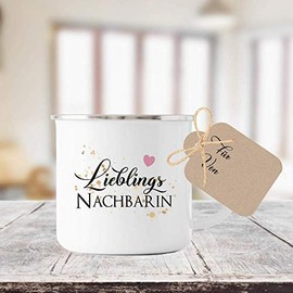 Manufaktur Liebevoll Mugs with [German Language] Printed Sayings and Gift Tags for Many Occasions / Gift Idea for Birthdays, Thank You and Christmas