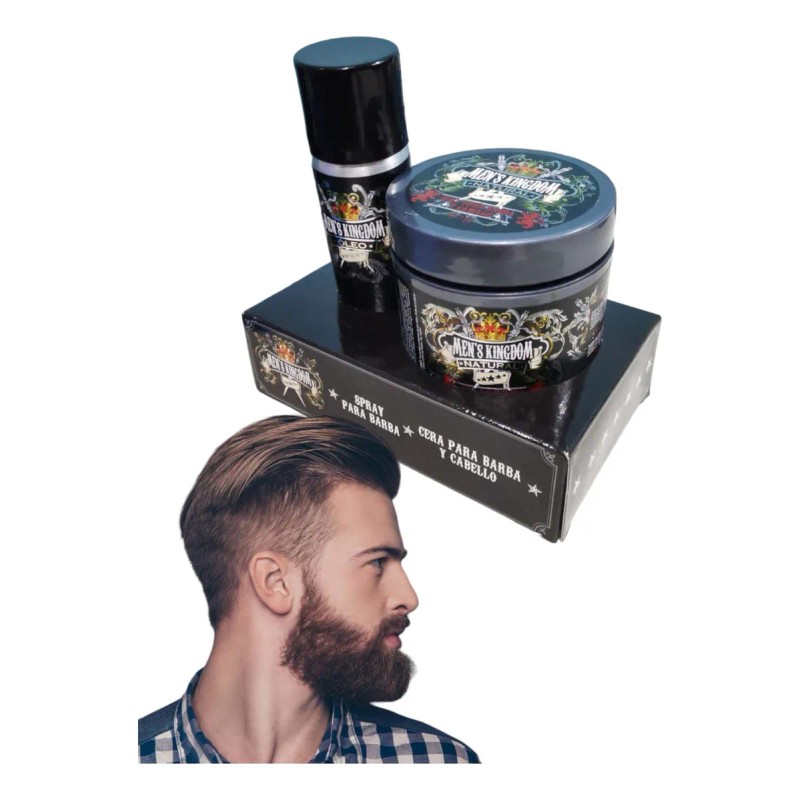 Cera Orgánica para Barba y Cabello Men's Kingdom Varona 90g