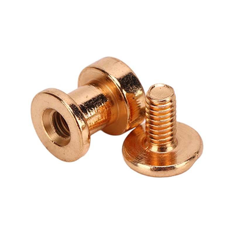 300 Sets DIY Book Binding Screw Double Layer Flat Head