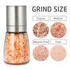 Pepper Grinder 6.3 Inch with Adjustable Coarseness Stainless Steel Mill