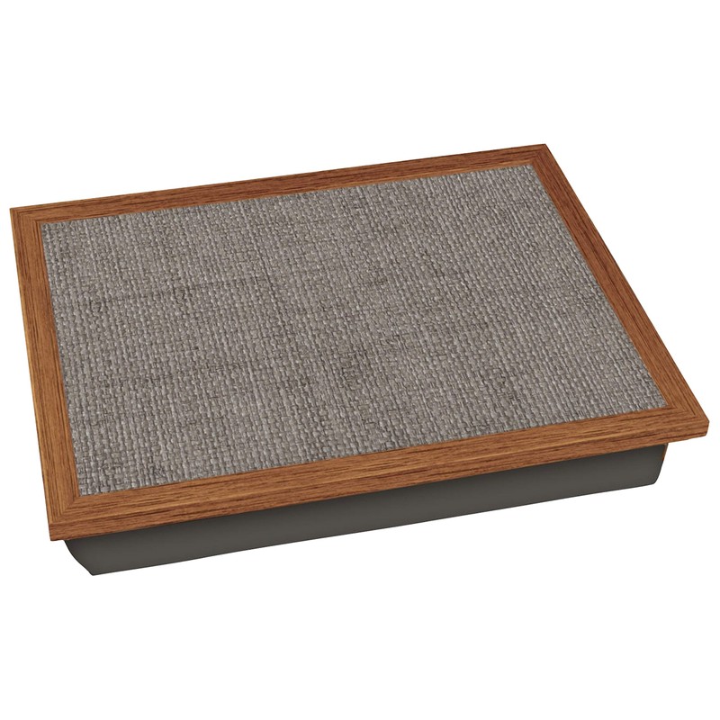Linen 72 LAP TRAY: Bean Bag Cushioned Laptop Desk, Padded