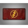 SignsAndTagsOnline.com Flash Lighting License Plate Lighting Bolt Leather Look Thunderbolt