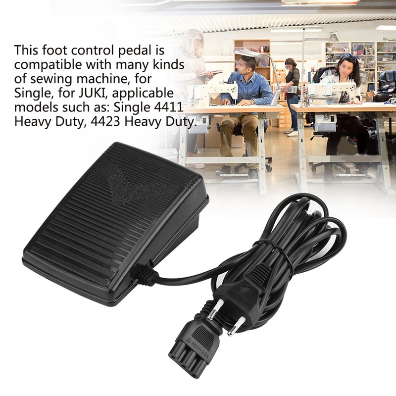 Home Sewing Machine Foot Control Pedal With Power Cord