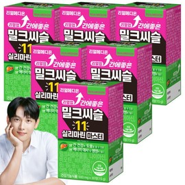 (6 months) Real Up Milk Thistle 11 Silymarin Master Liver Health Liver Nutrition Vitamin B Pantothenic Acid Zinc Selenium / (6개월분) 리얼업 간에좋은 밀크씨슬 11 실리마린 마스터 간건강 간영양제 비타민B 판토텐산 아연 셀레늄